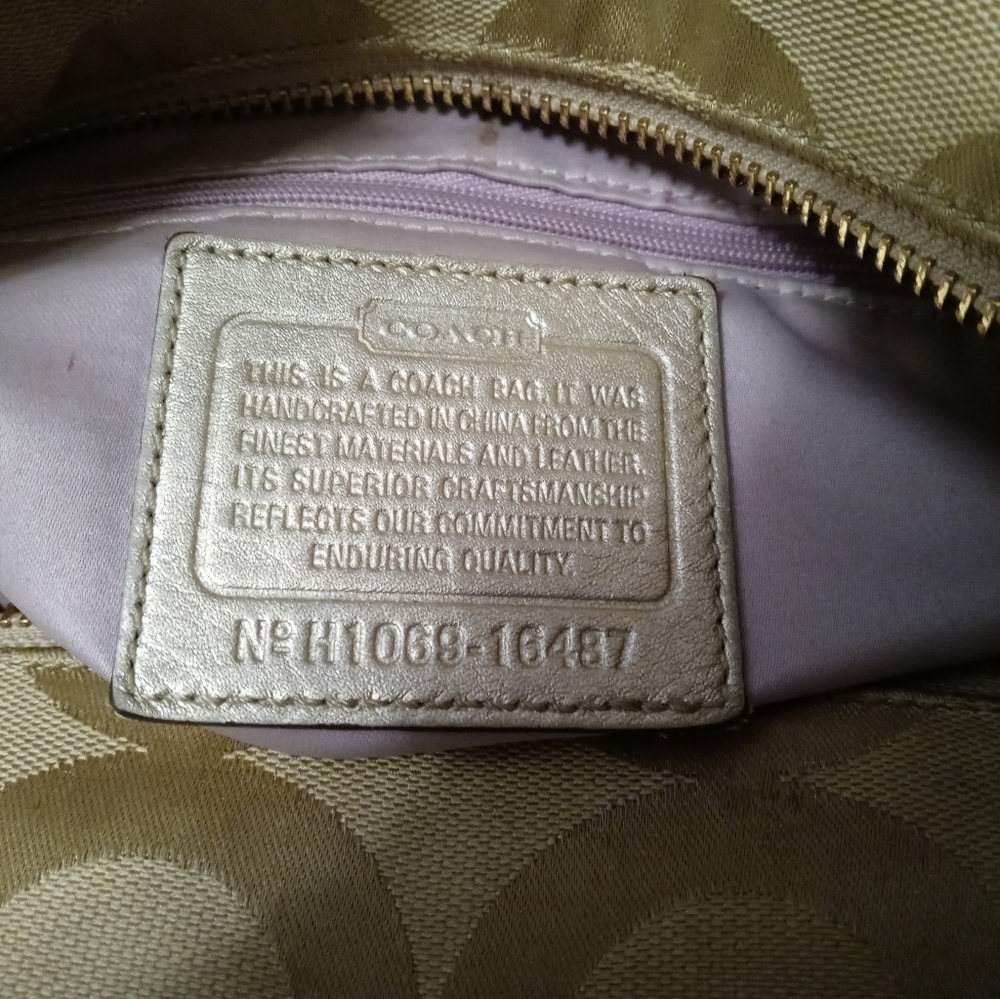 Coach Colette Designer Shoulder Tote Handbag Purse,Excellent Condition👜 - Picture 3 of 15